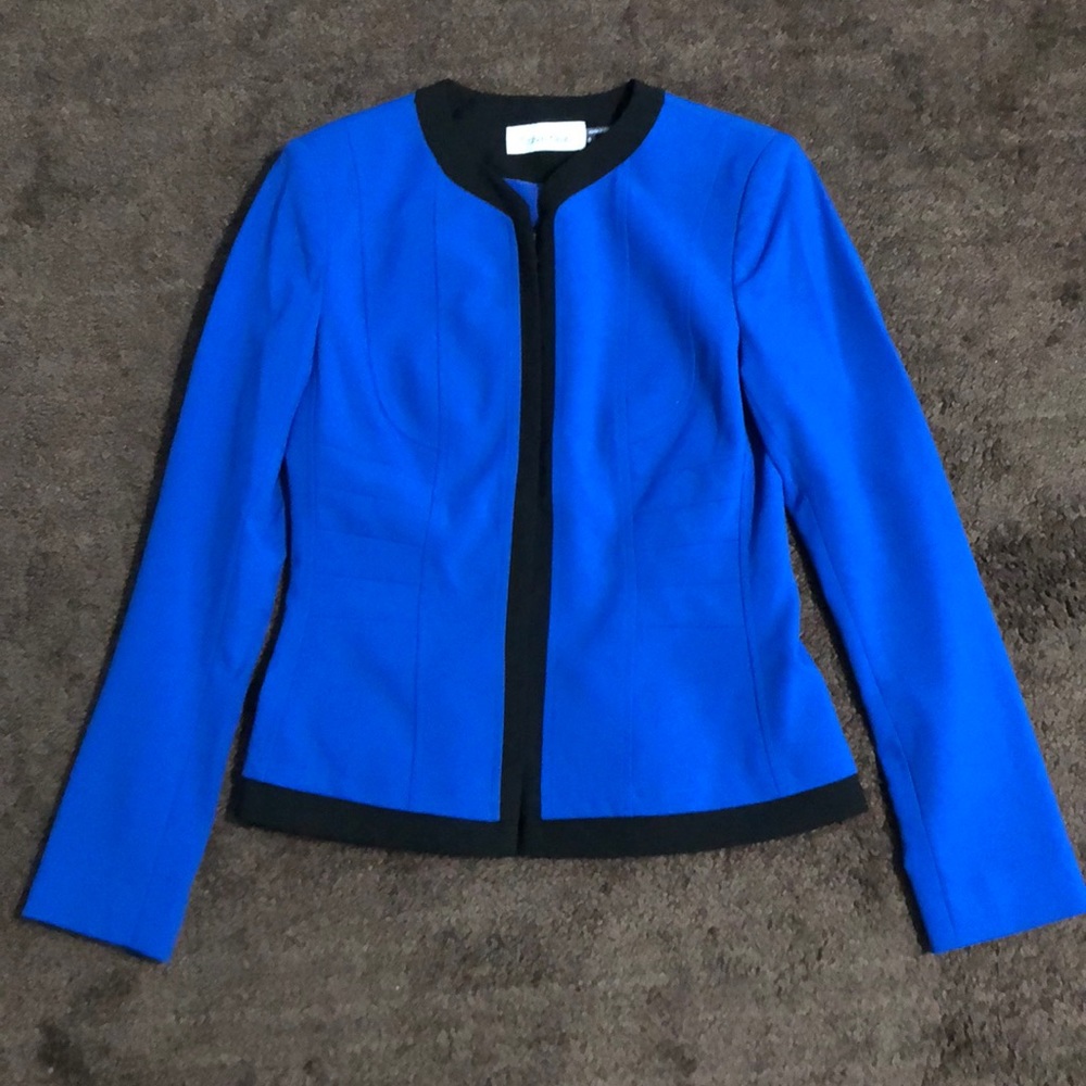Gorgeous Calvin Klein Cobalt Blue Blazer Size 0